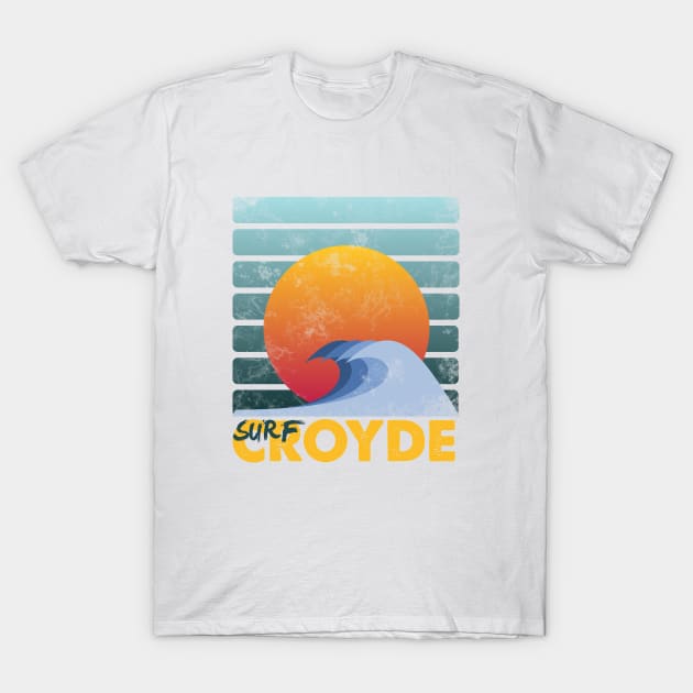 Surf Croyde T-Shirt by Randomart